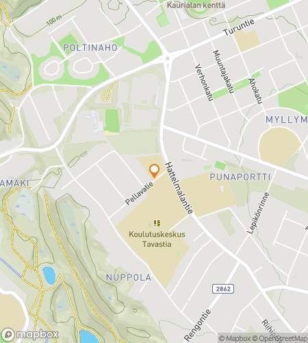 Map of scavenger hunt walking tour for Fortified Fun: The Hämeenlinna Chase