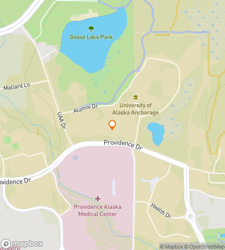 Alaska Üniversitesi Avı için scavenger hunt yürüyüş turu haritası