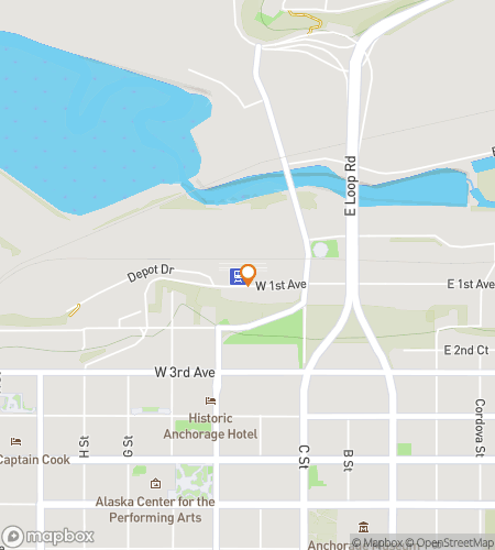 Mushing Through Anchorage hazine avı yürüyüş turu haritası