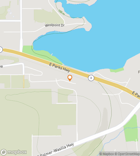 Map of scavenger hunt walking tour for Wasilla Scavenger Hunt