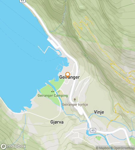 Map of scavenger hunt walking tour for Race the Fjord: Clue & View Dash