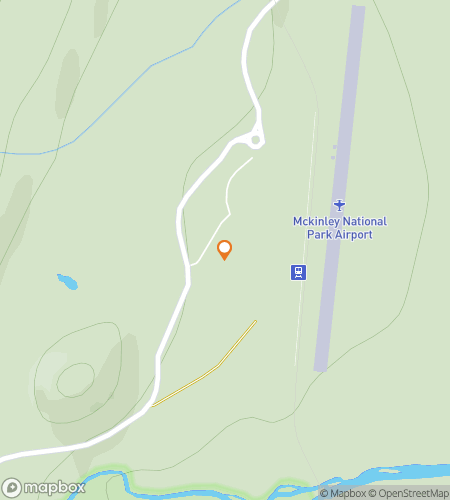 Map of scavenger hunt walking tour for Denalis Wild Adventure Hunt