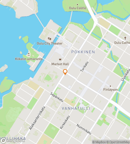 Map of scavenger hunt walking tour for Northern Lights & Nordic Clues