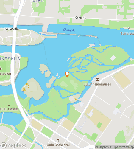 Map of scavenger hunt walking tour for Northern Lights & Nordic Clues