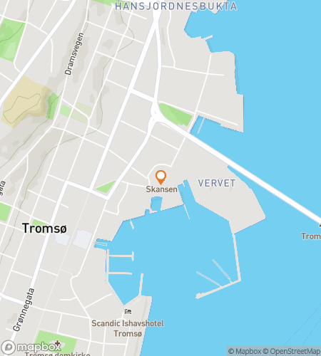 Karta &ouml;ver vandringssafari f&ouml;r Arctic Adventures&colon; The Troms&oslash; Trail