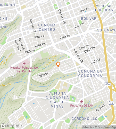 Map of scavenger hunt walking tour for Whispers of Santander: Discovering Bucaramanga