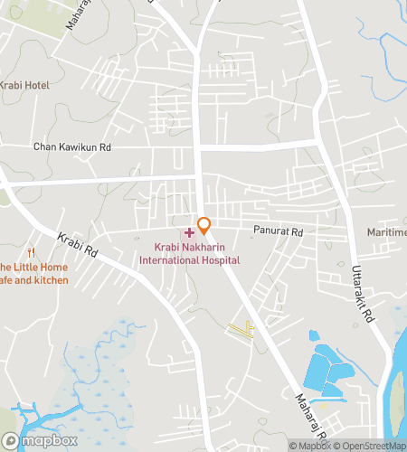 Map of scavenger hunt walking tour for Tropical Clues: The Tambon Pak Nam Hunt