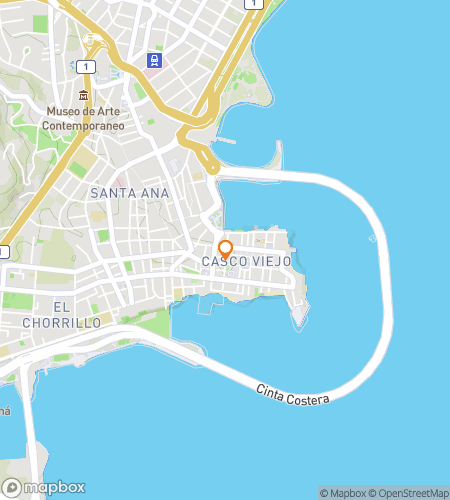 Map of scavenger hunt walking tour for Panamazing Quest: Secrets of the Old Quarter Unlocked