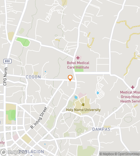 Mappa del tour a piedi con caccia al tesoro per Bohol&colon; Oltre le Colline di Cioccolato