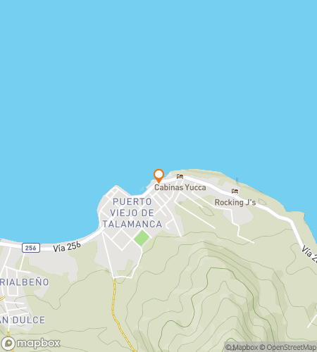 Map of scavenger hunt walking tour for Waves & Wonders: The Puerto Viejo Hunt