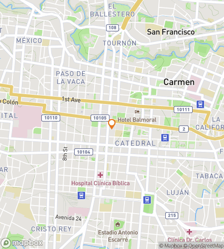 Map of scavenger hunt walking tour for Bajos de La Union‘s Jazzy Jaunt