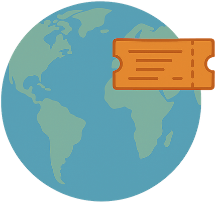 أيقونة العالم والتذكرة