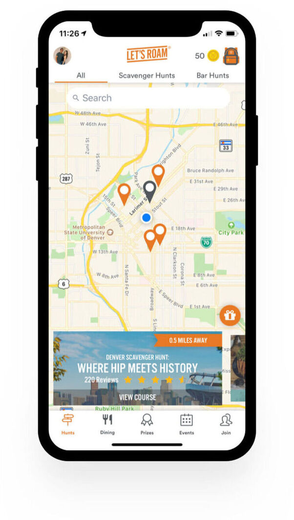 Application de chasse au trésor