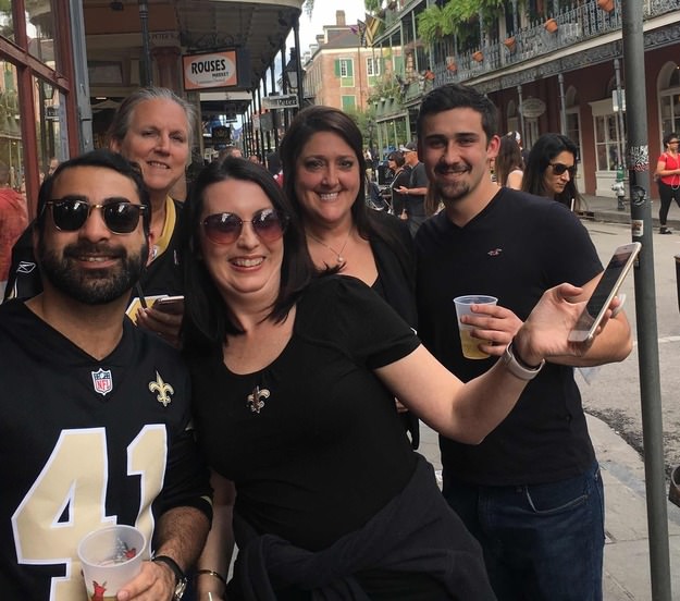 A team from Amazon winning a fun team building game