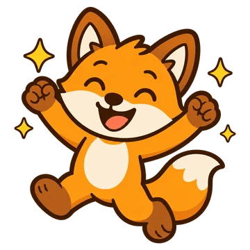 Foxtrot celebrating