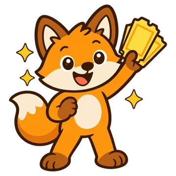 Foxtrot holding up two passes