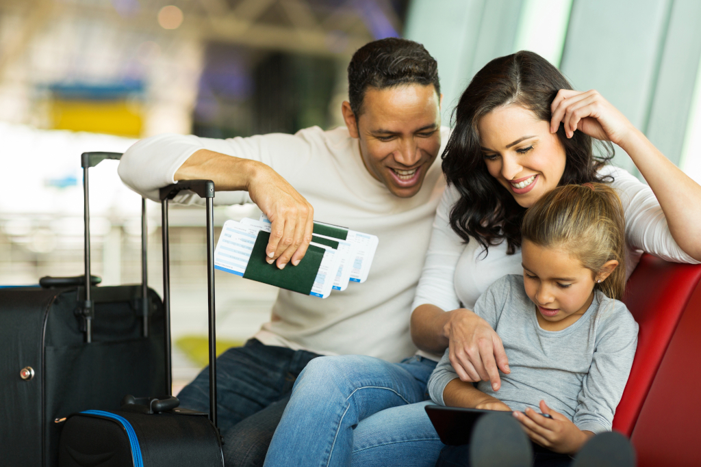 Family at Airport